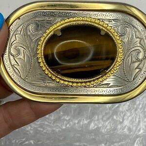 Tigers eye belt buckle